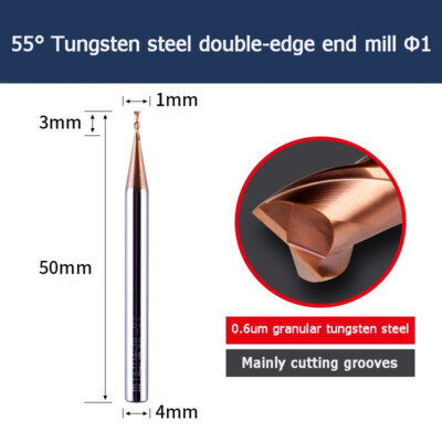 1-6 Matsuzaki 55 degree tungsten end mill stainless steel cnc washing tool