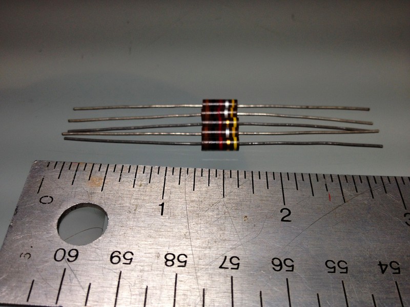 1k ohm 1/2 watt 5% Allen & Bradley Resistor (5 pack)