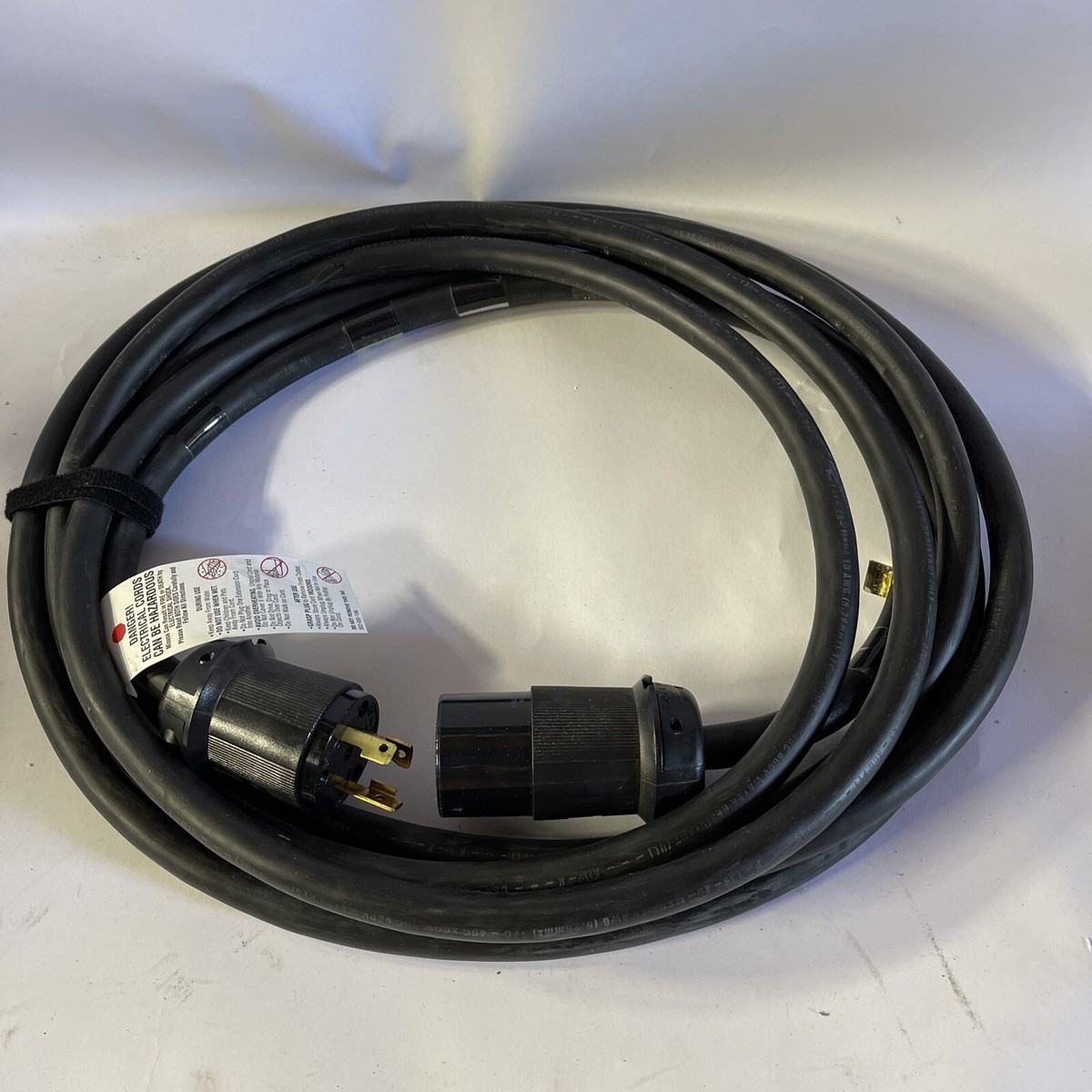 HUBBELL EMC 038-003-479 L6-30 15FT HEAVY DUTY 30A 250V M/F POWER