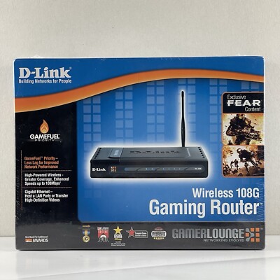 D-Link DGL-4100 Broadband Gigabit Gaming Router BRAND NEW