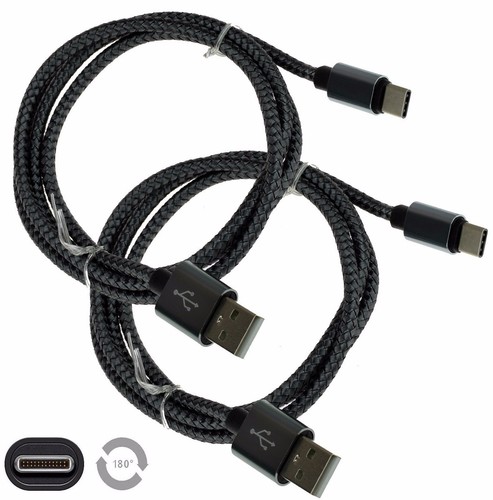 2X Usb-C Câble de Données USB Type C Aluminium Du Chargeur pour Nokia 7 Plus - Photo 5/5