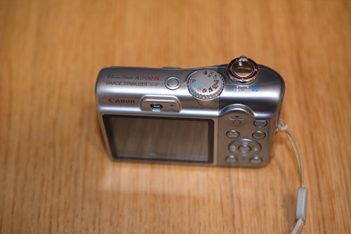 Canon PowerShot A1100 IS 12.1MP Digital Camera Silver 4XZoom With SD Card In Box - Picture 9 of 19