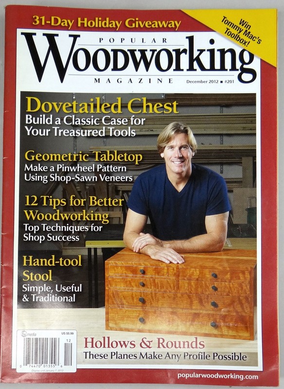 Popular Woodworking Magazine fka American Woodworker Dec 2012 Dovetail Chest