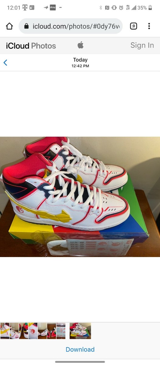 Gundam Unicorn × Nike SB Dunk High Pro Size 11 | eBay