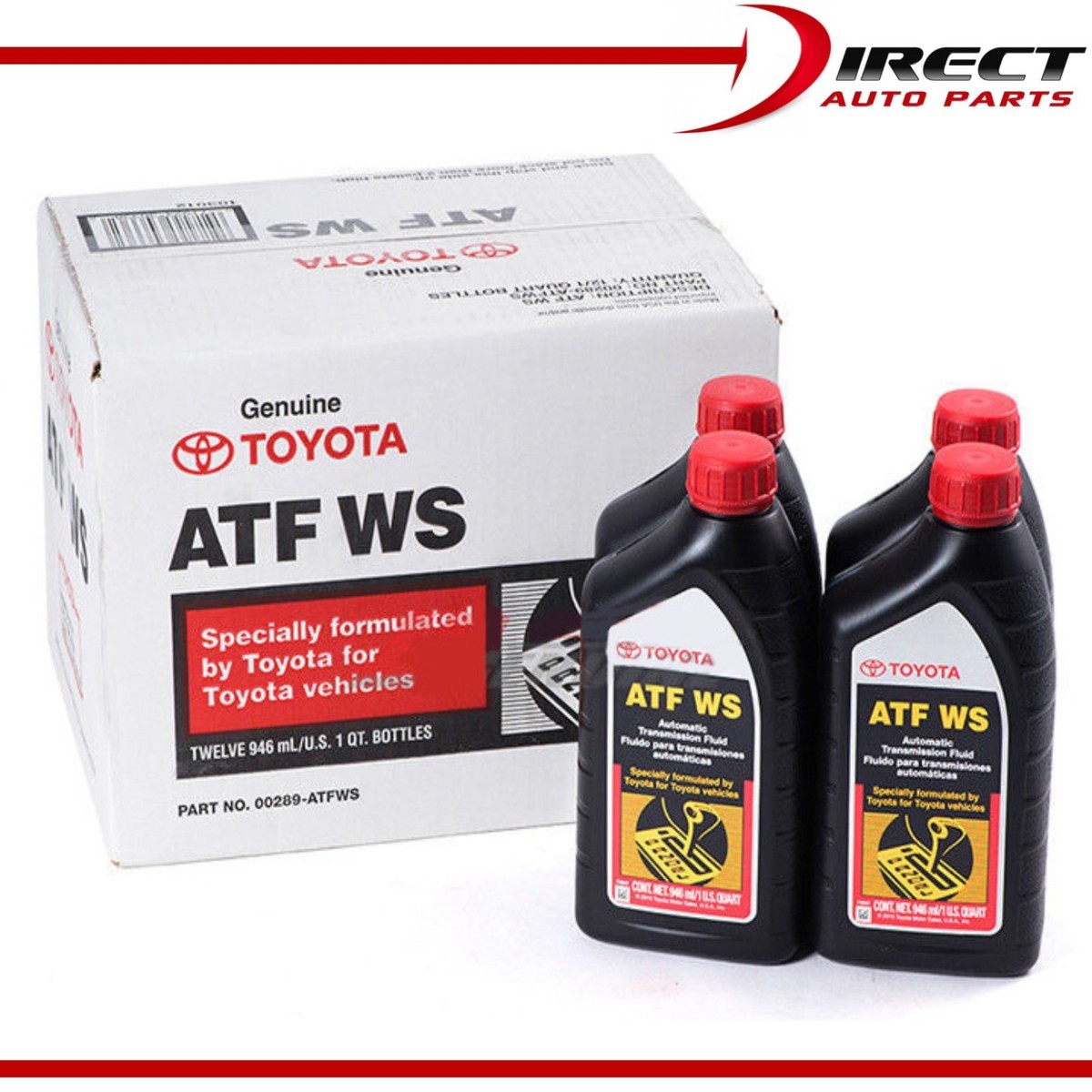 4 QTS GENUINE ATF TOYOTA WS PREMIUM TRANSMISSION FLUID | eBay