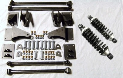 1955-59 Chevy GMC Truck Triangular Rear Four Bar 4 Link Kit + 300 lb Coil Overs - Bild 1 von 4
