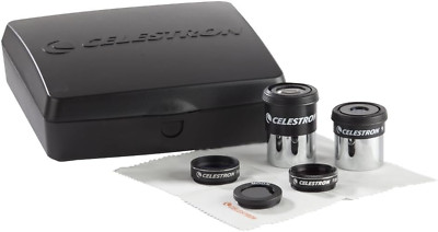 - Powerseeker Telescope Accessory Kit - Two 1.25' Kellner Eyepieces - Red, Blue