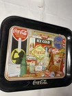 Coca Cola Vintage 1990 Metal Serving Tray Through All The Years Since 1886 Coke