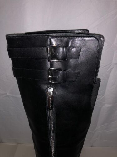 36/6❤️MICHAEL KORS COLLECTION Leather over Knee HIGH HEELS Boots $995 ITALY - Picture 13 of 15