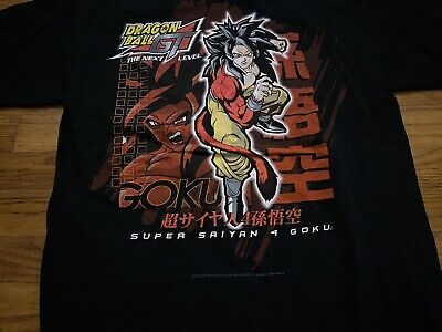 VTG 2003 Dragonball Z GT Goku Graphic T Shirt Saiyan DBZ Anime Rare Medium | eBay