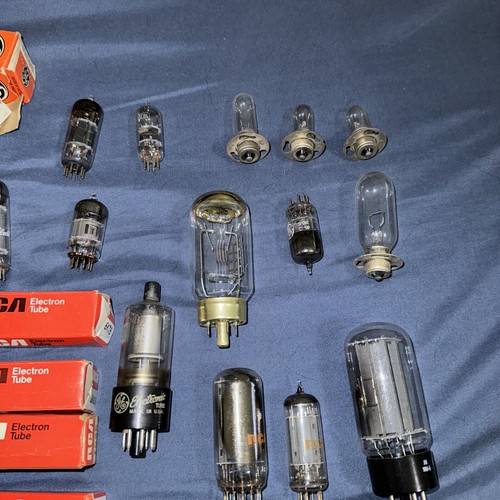 Vtg Huge Lot Electron Vacuum Tubes & Parts various untested!! 34 Tubes - Picture 5 of 5