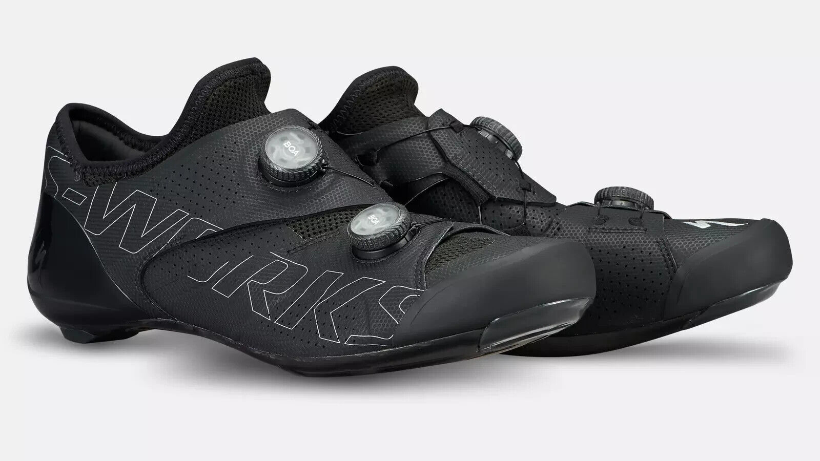 S-WORKS Ares Wide Road Shoe Black, EU Size 38.5, US 6M , 7.5W