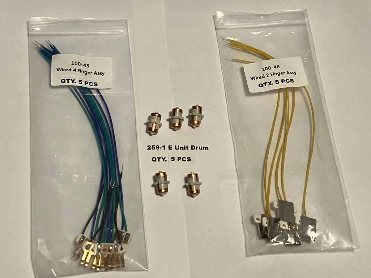 1 New E-UNIT Repair Parts 100-45 &amp; 100-46 Wired W/shield 259E-1 Drum
