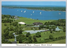 Postcard Hammersmith Farm Newport Rhode Island Aerial View