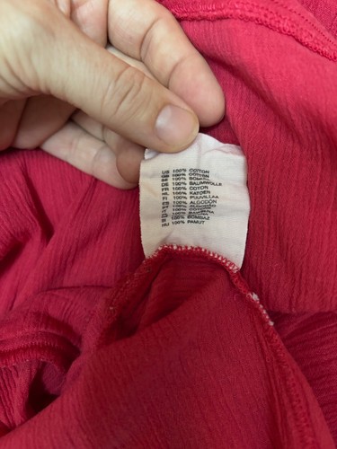H&M Mama Sommer Tunika Shirt Umstandshirt rot S Schwangerschaft Umstandsmode - Bild 2 von 2