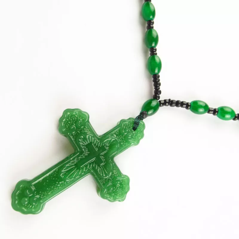 Cross 2024 jade pendant