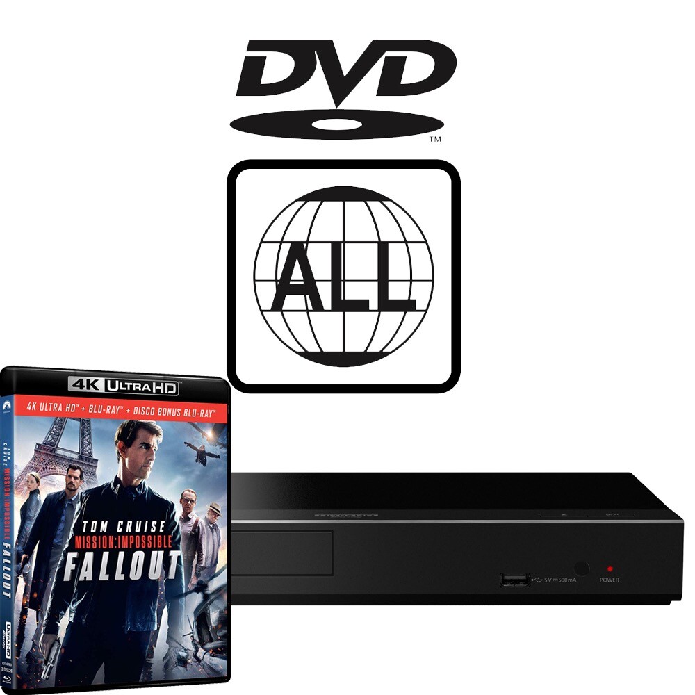 Panasonic Blu-ray Player DP-UB450 MultiRegion for DVD Mission Impossible Fallout