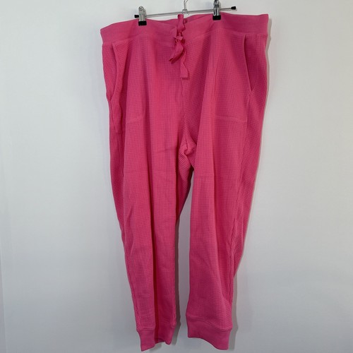 J. SET Pullover e Pantaloni Crew Waffle Maglia Rosa Donna Taglia XXL Stile #AS037 - Foto 7 di 19