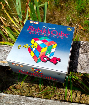 The Original Rubik s Cube 4th Dimension Golden 1988 With Box Model MA-400 41200