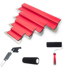 L'OUTIL PARFAIT Fl&auml;chenspachtel 10, 15, 25, 35, 45, 60, 80&100cm Edelstahl Flex