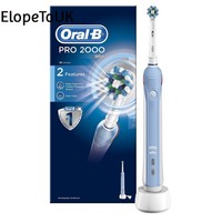 Oral B Pro 2000 Electric Rechargeable Toothbrush Powered By Braun, Ships... Oral B Pro 2000 Electric Rechargeable Toothbrush Powered By Braun, Ships...