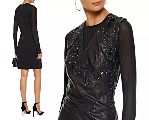 Elie tahari hotsell leather dress