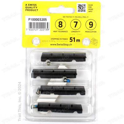 SwissStop Flash Pro Black Prince Carbon Rim Brake Pads 4