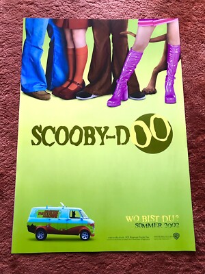 Scooby Doo Kinoplakat Poster A1, Teaser, Sarah Michelle Gellar, Freddy Prinze Jr