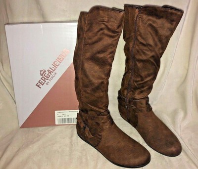 fergie knee high boots