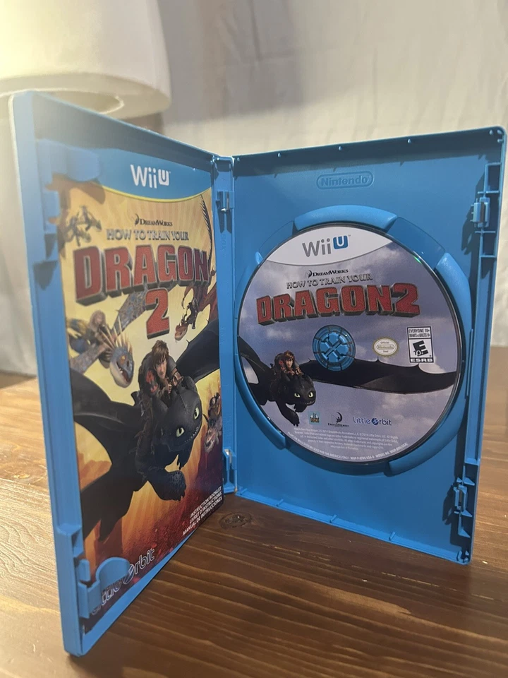 How to Train Your Dragon 2 Nintendo Wii U Game Complete w Manual CIB Dreamworks - Image 2 of 3