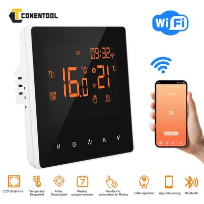 Digital Thermostat Display Raumthermostat 16A Für Fußbodenheizung Wandheizung DE