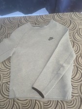 Nike Crewneck Sweatshirt Boys Youth Large Grey Pullover Soft