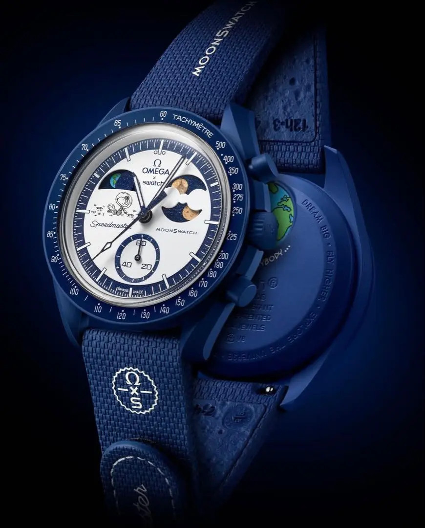 OMEGA x Swatch MoonSwatch Earthphase Snoopy Limited