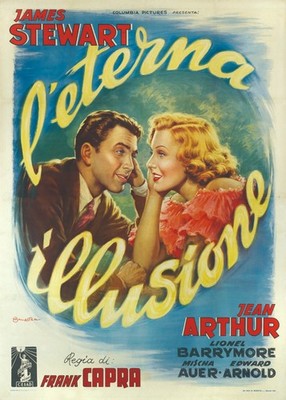 L Eterna Illusione James Stewart Classic Romance Film Poster 24x36