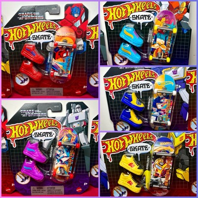 Hot Wheels Skate 5pk: MEGATRON, OPTIMUS PRIME, BUMBLEBEE, STARSCREAM, SOUNDWAVE