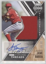 2017 Elite Extra Edition Future Threads Silhouettes 35/99 Jaime Barria Auto 0q0
