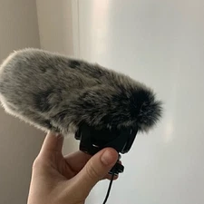 Outdoor Furry Windscreen Windshield for Rode VideoMic Pro+ Plus Mic Microphone