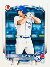 SEAN KEYS  BLUE JAYS   RC 1st card  2025 BOWMAN PROSPECTS #BP-89