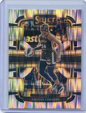 2024 Panini Select WNBA AALIYAH EDWARDS RC ROOKIE #36 SILVER FLASH PRIZM MYSTICS
