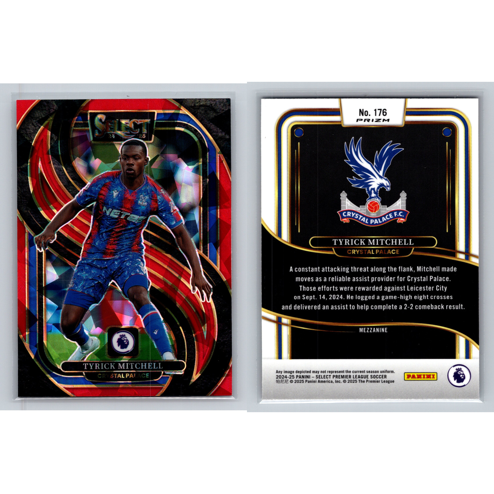Crystal Palace Lot Panini Topps Rookie RC Prizm Select Mosaic Premier League 15c view 12