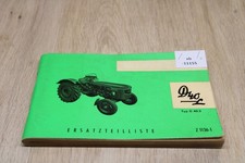 Deutz D40L Ersatzteilliste Z1136-1  1962 xb11155