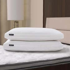 Beautyrest Feather Down Pillows 2 Pack 2" Gusset 100 Cotton Medium Firm