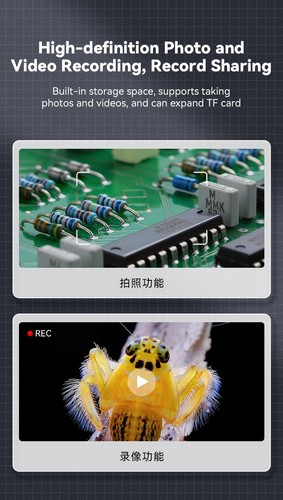 NEW 500X Digital Microscope 2.0" 1080P USB Magnifier 8LED for Coin Repair Tool - Afbeelding 16 van 28
