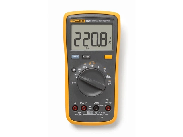 Fluke 15B+ - Multimètre numérique (1000V/10A)