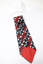 MEIFTER Tie Men's One Size Multicolor Pointed Patterned