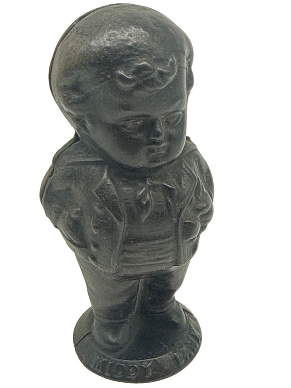 Original cast iron "Middy Bank" still penny bank c.1887