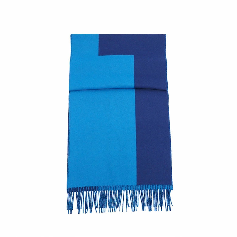 HERMES H259076S Double H Cashmere Scarf Authentic