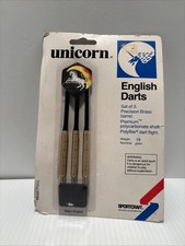 Unicorn Model 71410 18g Brass Darts Original Packaging Vintage English Darts 74 