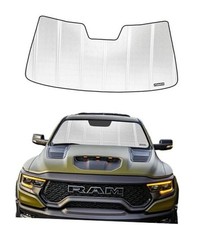 Windshield Sun Shade for Ram 2019-2024 Ram 1500 Classic Shiny Silver  Classic  