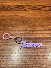 Custom 3dprinted keychains text me name colors that you want if buy READ DESCR